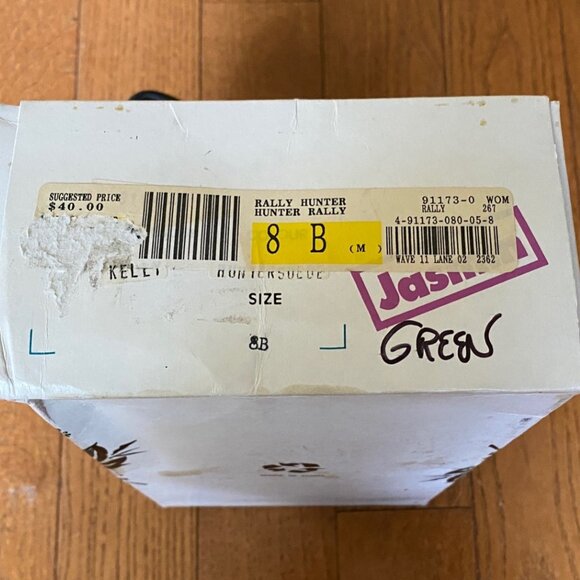 Jasmin Hunter Green Suede Pumps - Size 8 B - Picture 5 of 7